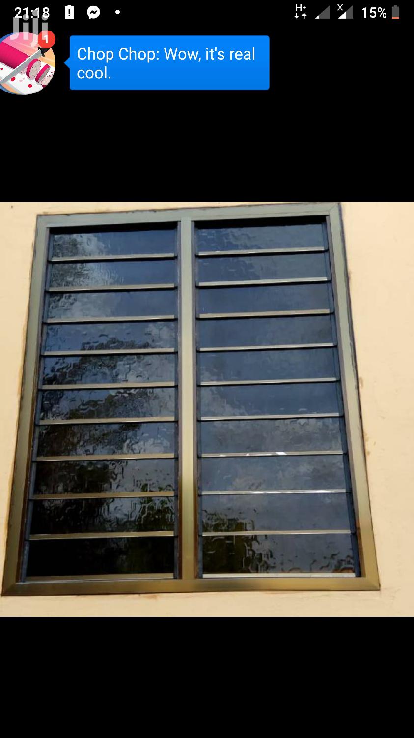 Aluminium Window Louvers in Kumasi Metropolitan Windows, Daniel Awusi