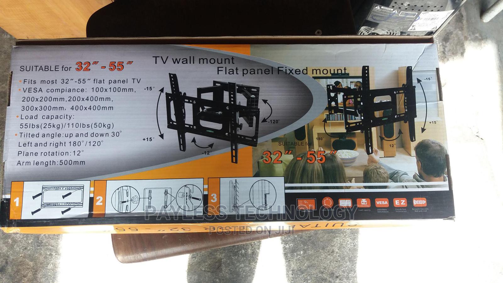 Adjustable Movable TV Wall Mount in Circle Accessories & Supplies for
