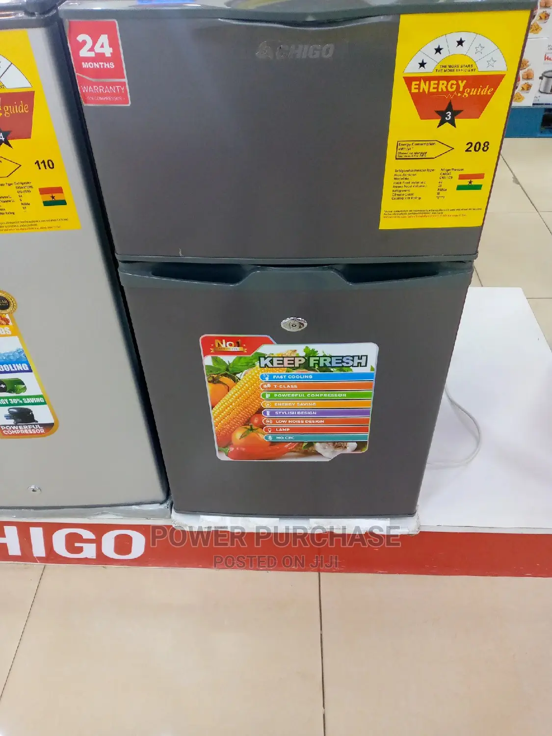 Fast Cooling Chigo Table Top Fridge in Adabraka Kitchen Appliances