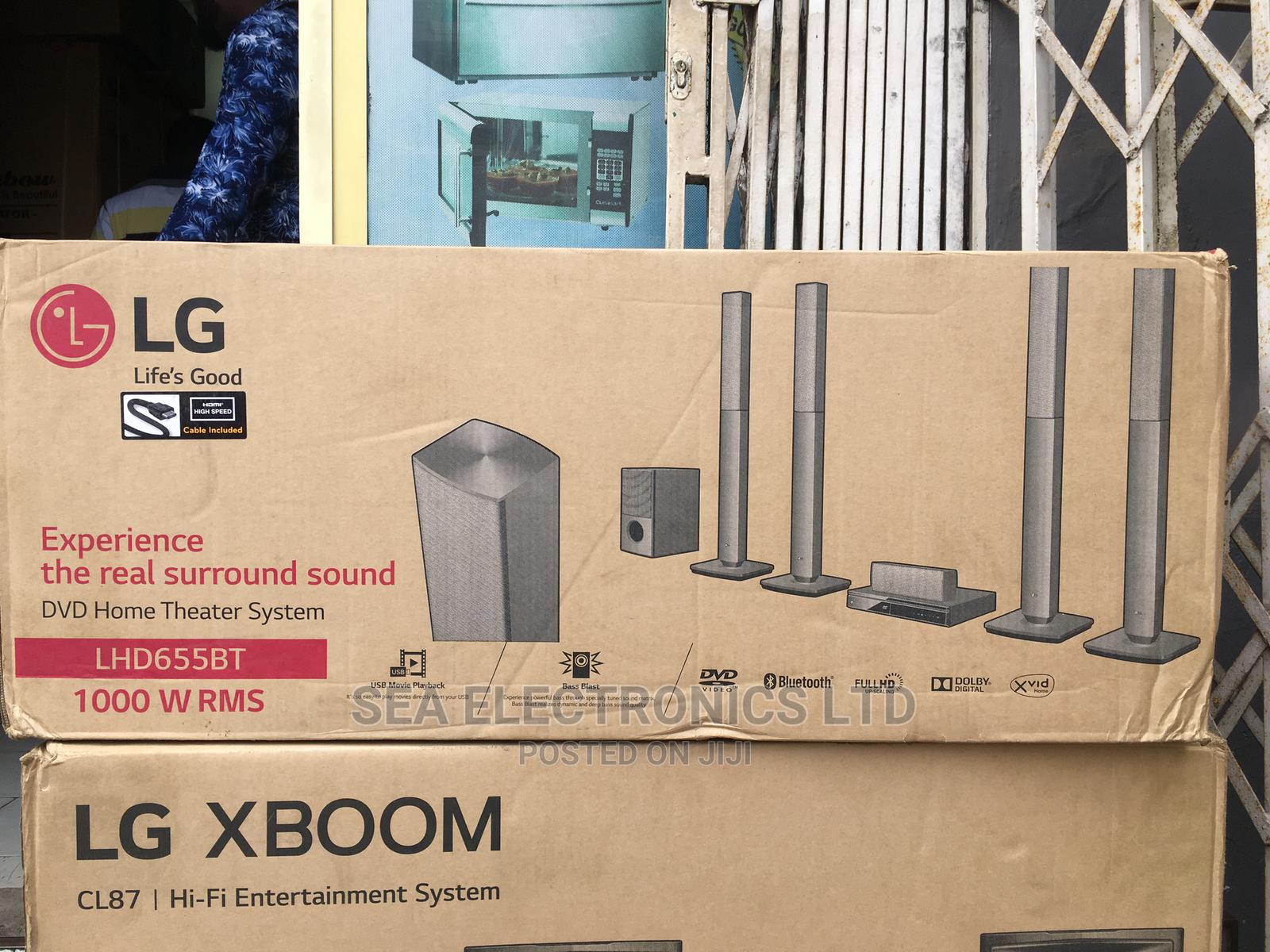 LG Lhd655bt DVD Home Theatre System 5.1 Channel Black in Adabraka