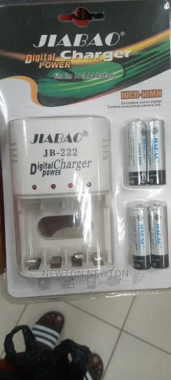 Rechargeable Battery With Charger in Accra Metropolitan Accessories & Supplies for Electronics