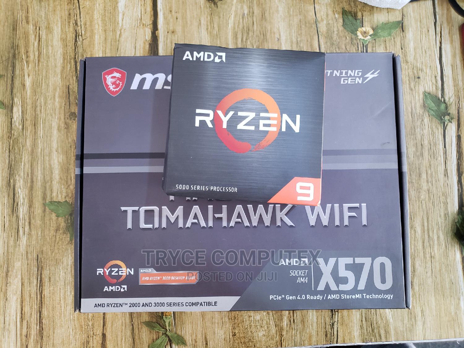 Amd Ryzen 9 5900x Plus Msi X570 Tomahawks Wifi in Accra Metropolitan