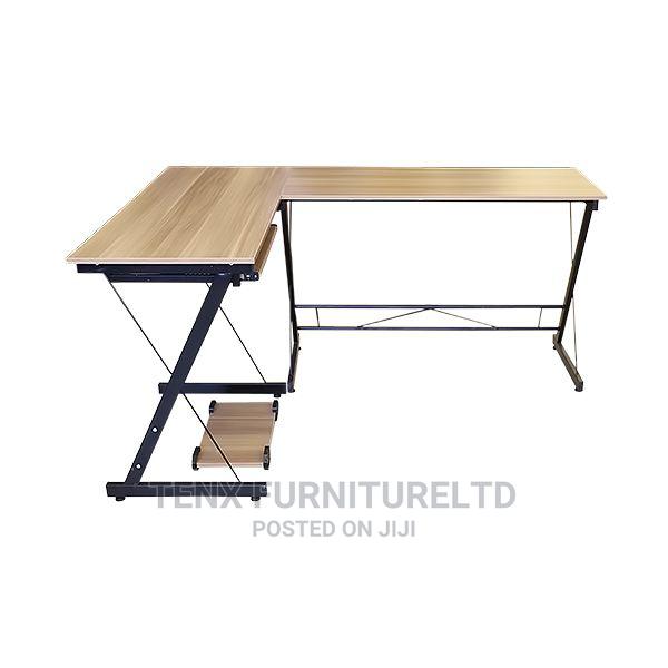 Computer Desk LShaped With Keyboard Tray in Accra Metropolitan
