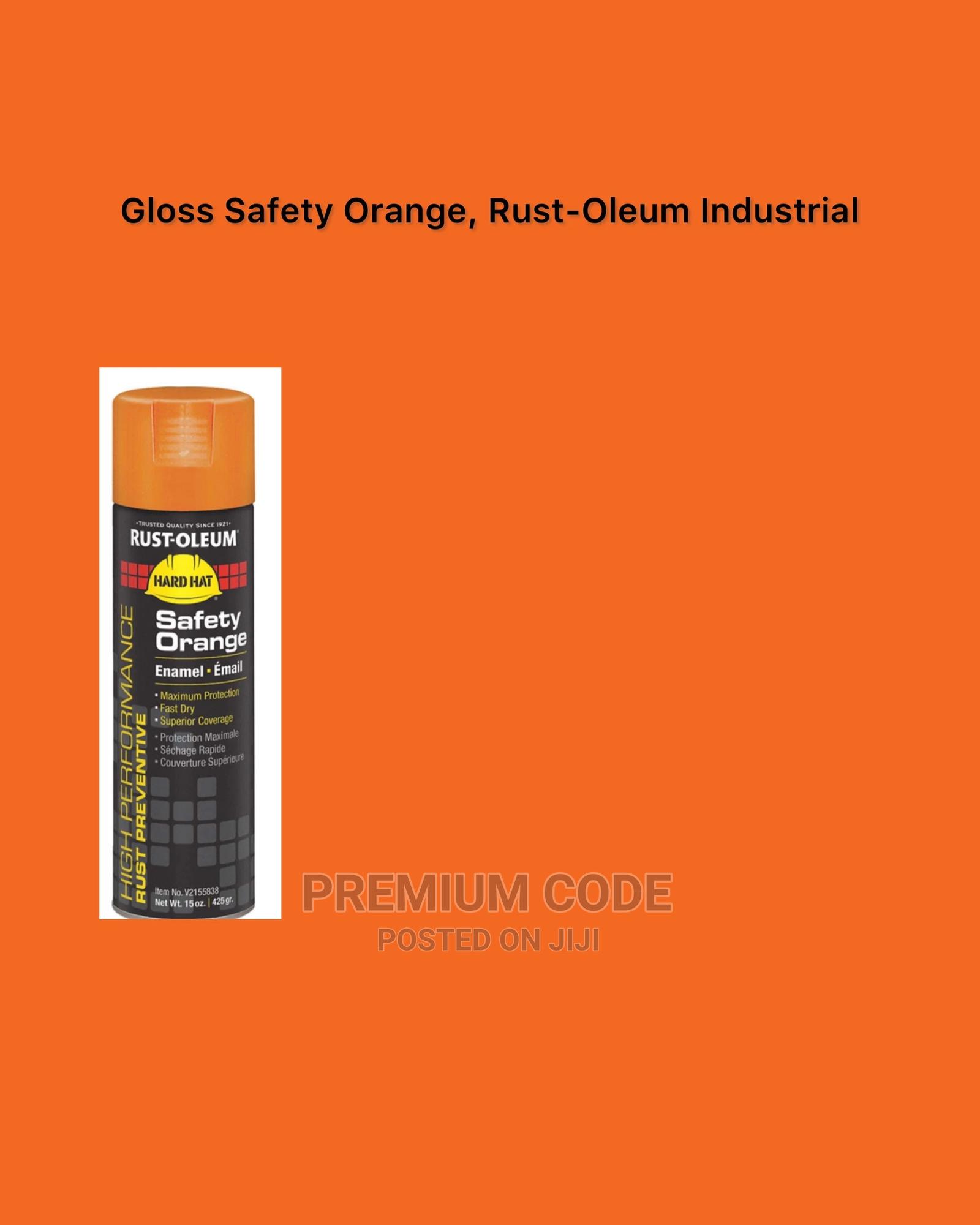 rust oleum safety orange