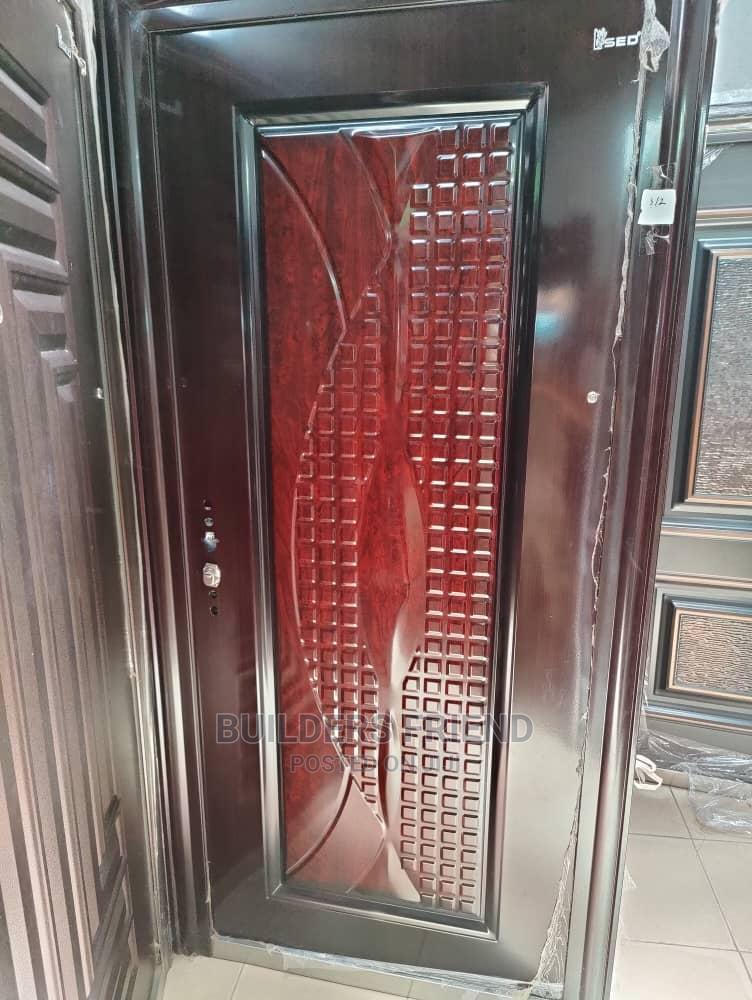 Smooth Stainless Steel Security Door+Locks+Frame Set in Achimota