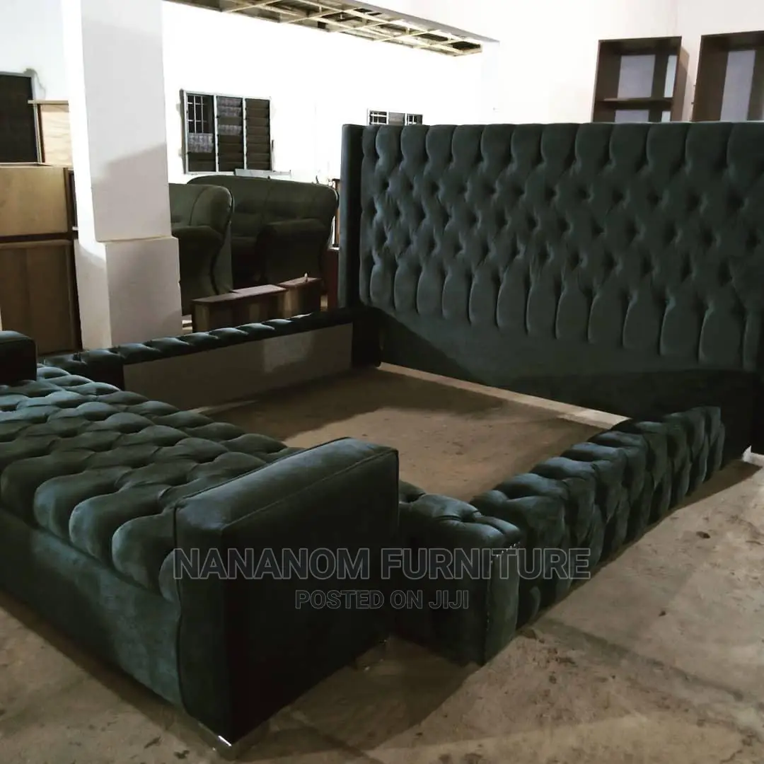 Turkish King Size Bed Frame With Seat in Accra Metropolitan Furniture