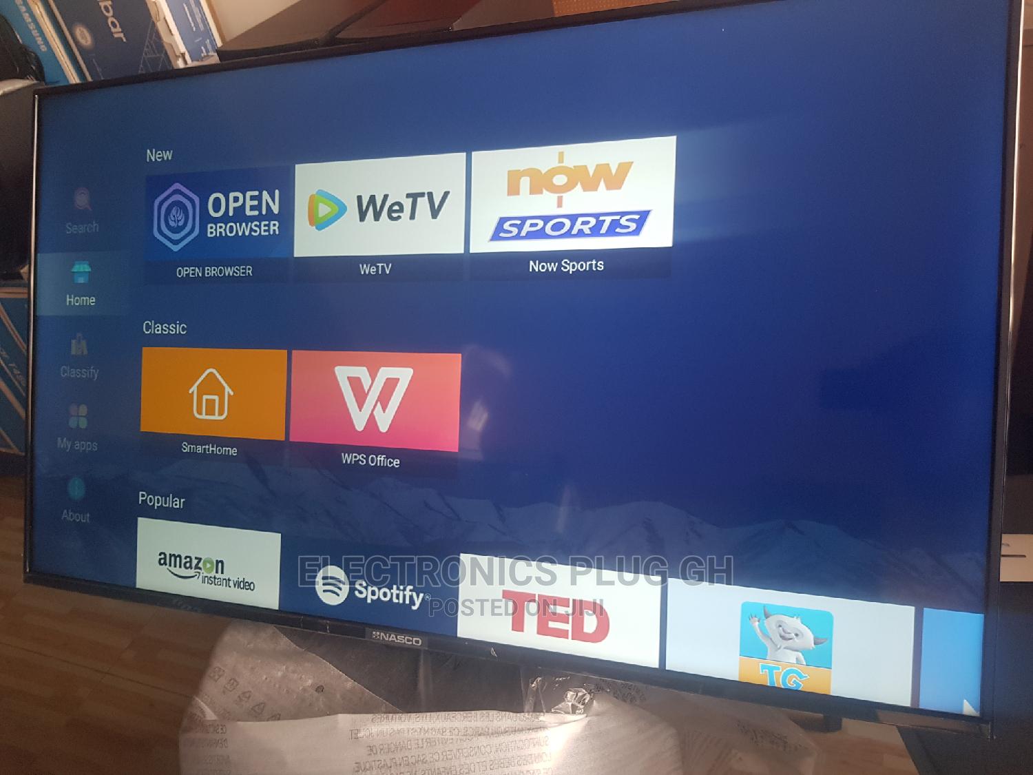 Nasco 50 Uhd 4k Smart Tv in Accra Metropolitan TV & DVD Equipment