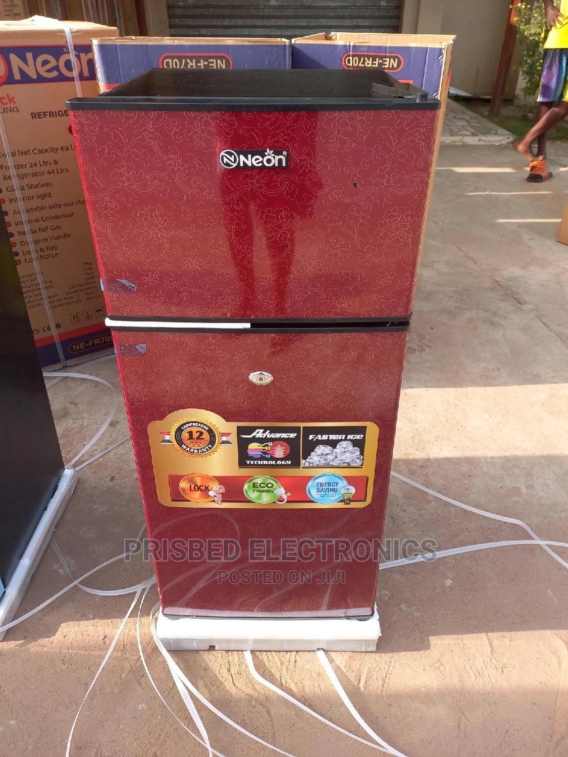 ^^ Neon Table Top Double Door Fridge 68 Litres in Achimota Kitchen