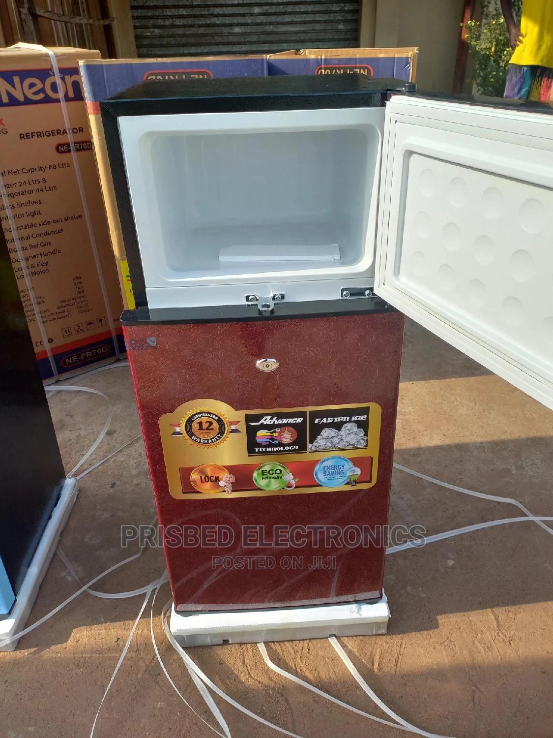 ^^ Neon Table Top Double Door Fridge 68 Litres in Achimota Kitchen