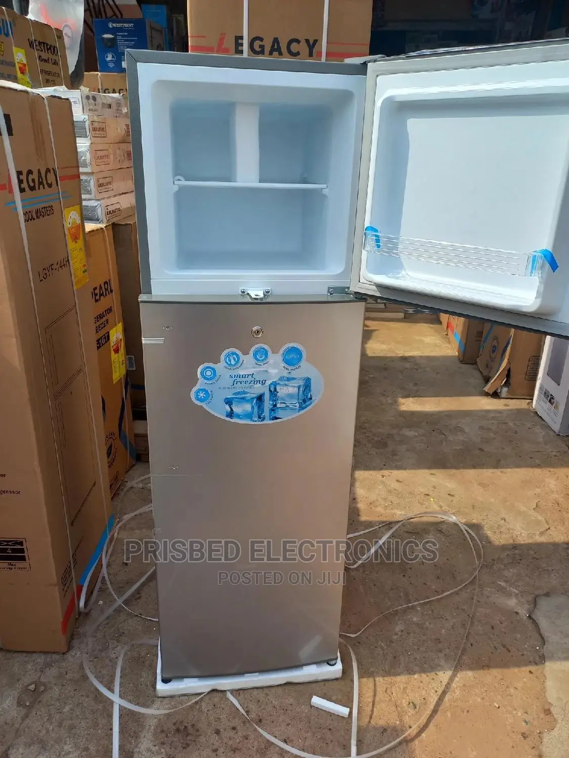 Legacy Double Door Fridge 163 Litres Top Freezer in Achimota Kitchen