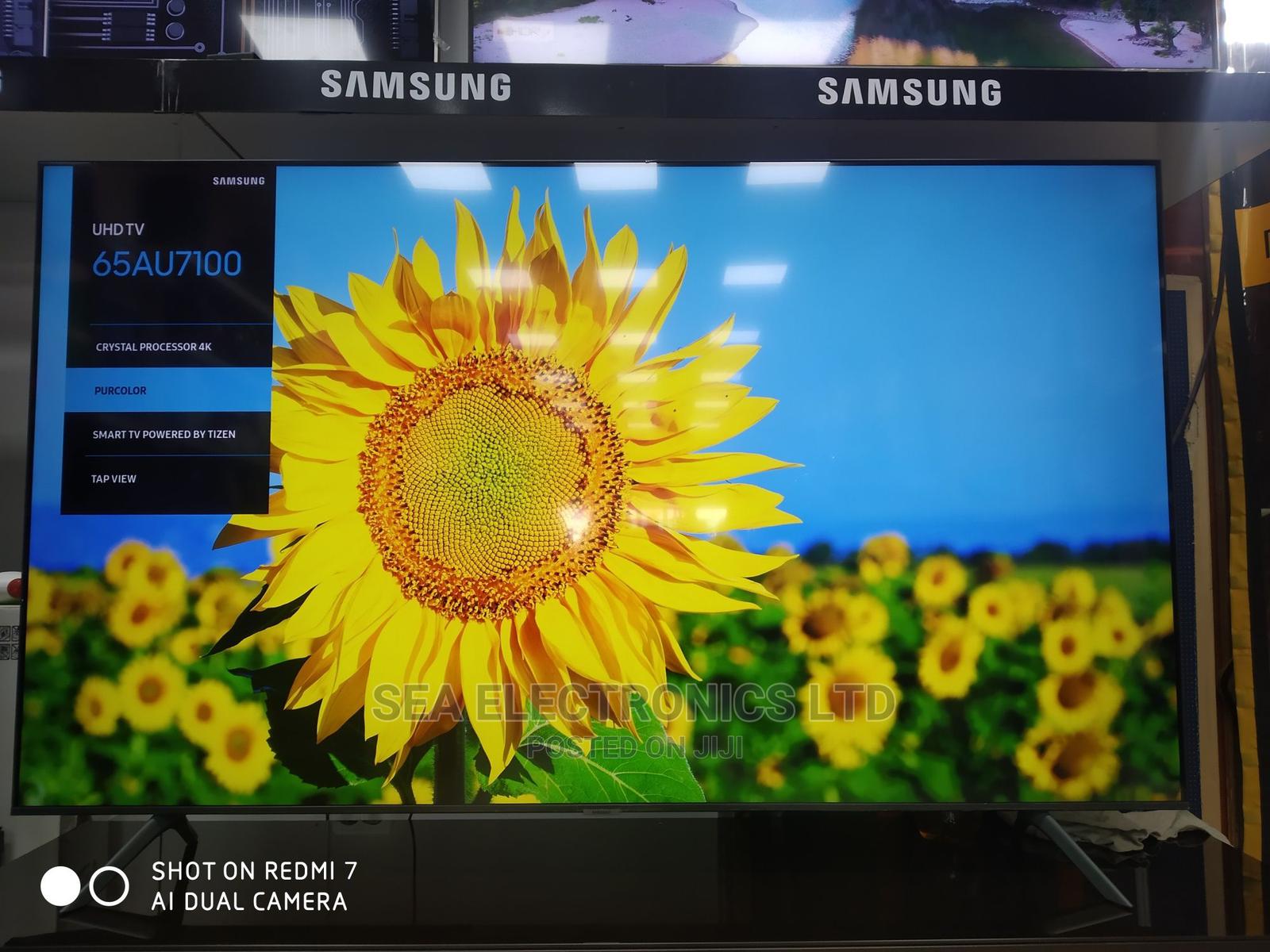 Samsung 2021 65 Inch AU7100 UHD 4K Smart TV in Adabraka TV & DVD