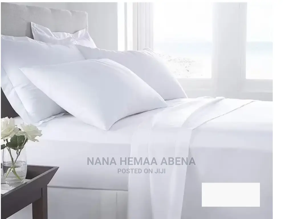 Pure White King Size Hotel Bedsheets in Accra Metropolitan Home