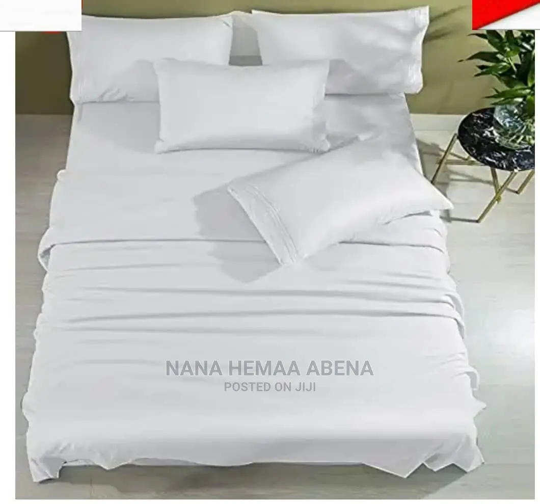 Pure White King Size Hotel Bedsheets in Accra Metropolitan Home