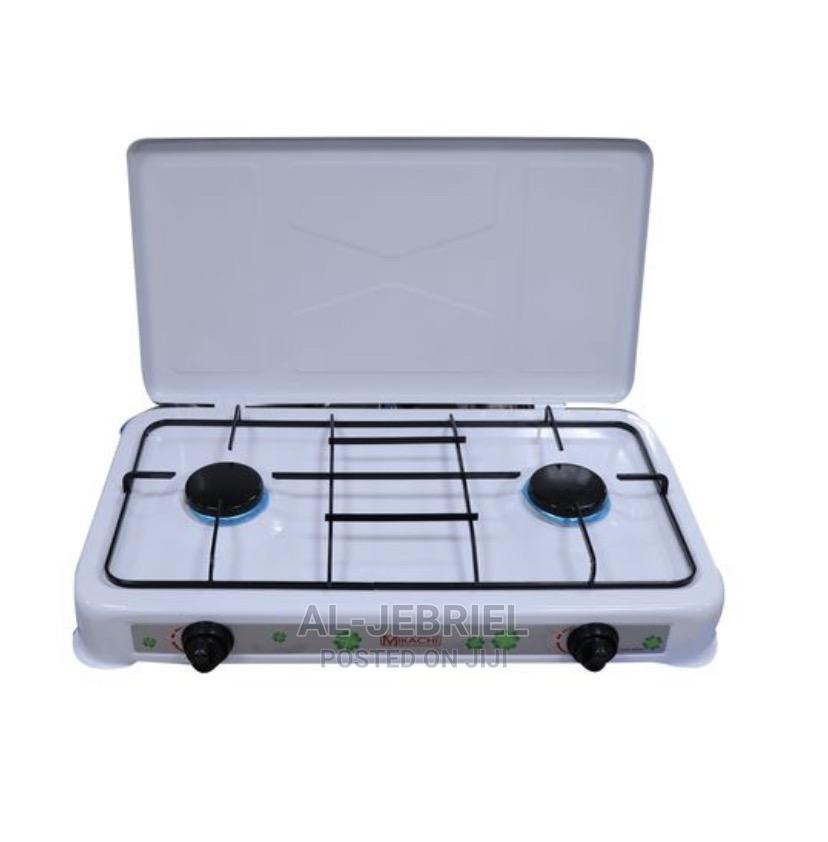 MIKACHI 2 Burner Table Top Gas Stove (White ) in Achimota Kitchen
