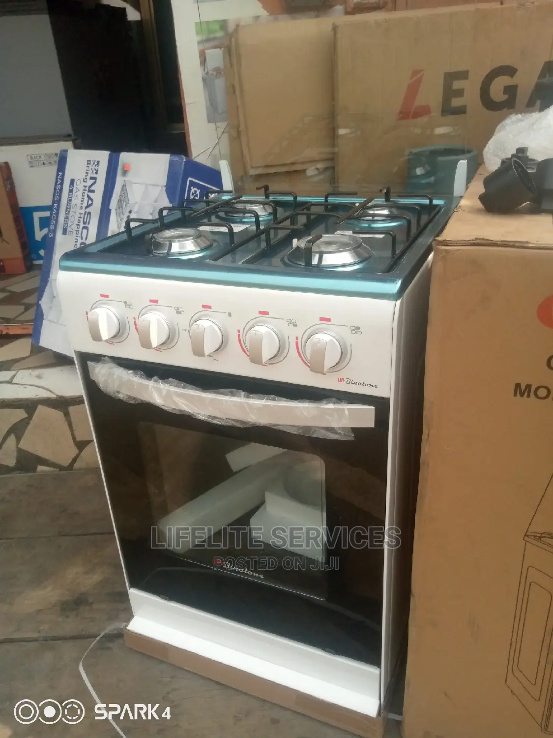 Binatone 4 Burner Gas Cooker in Accra Metropolitan Kitchen Appliances