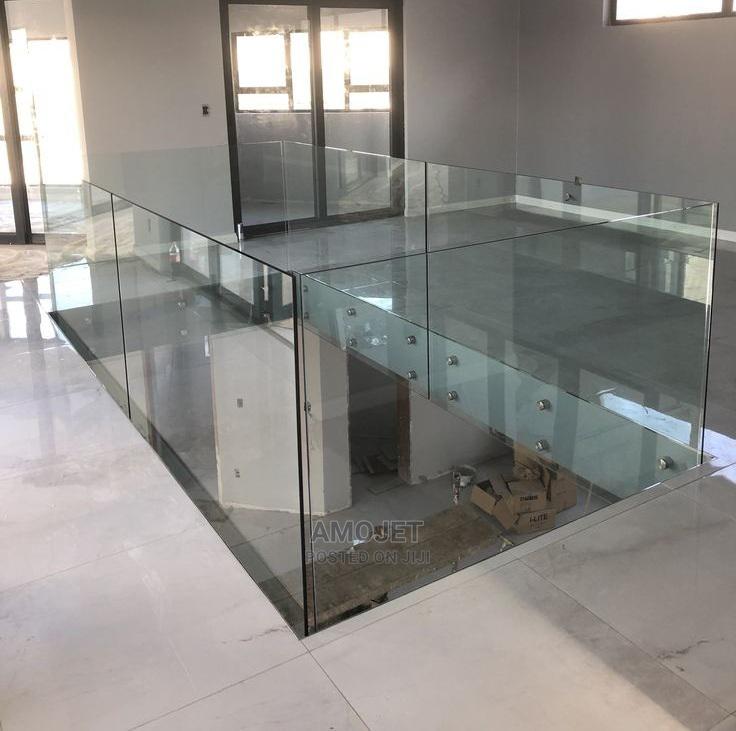Glass Balustrade in Tema Metropolitan Building & Trade Services, Amojet