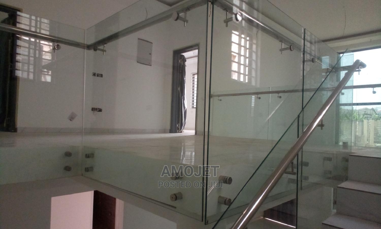 Glass Balustrade in Tema Metropolitan Building & Trade Services, Amojet