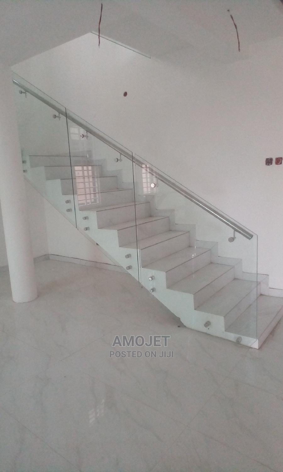 Glass Balustrade in Tema Metropolitan Building & Trade Services, Amojet