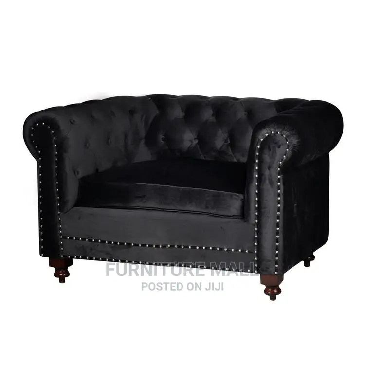 Great Black Single Couch . Free Delivery in Awoshie Furniture