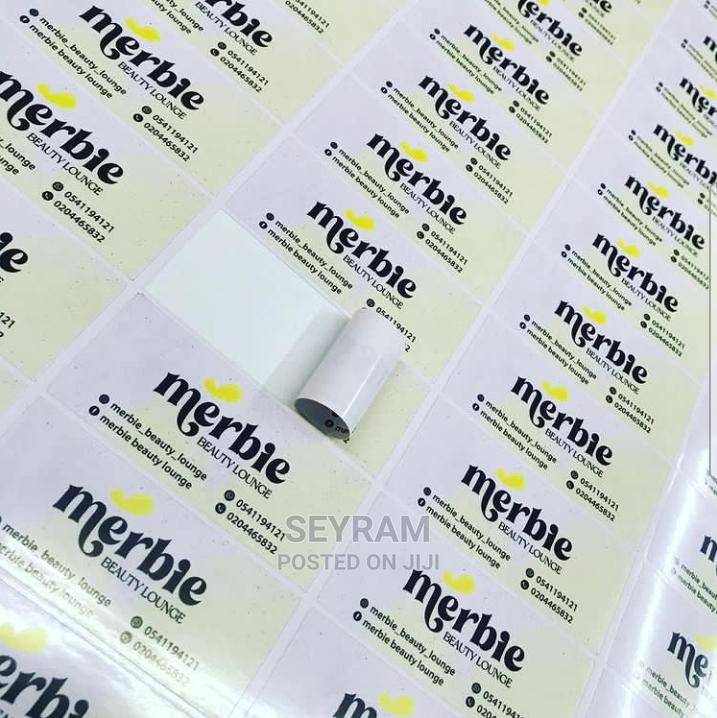 Print Cut Labels , Stickers in Accra Metropolitan Printing Services