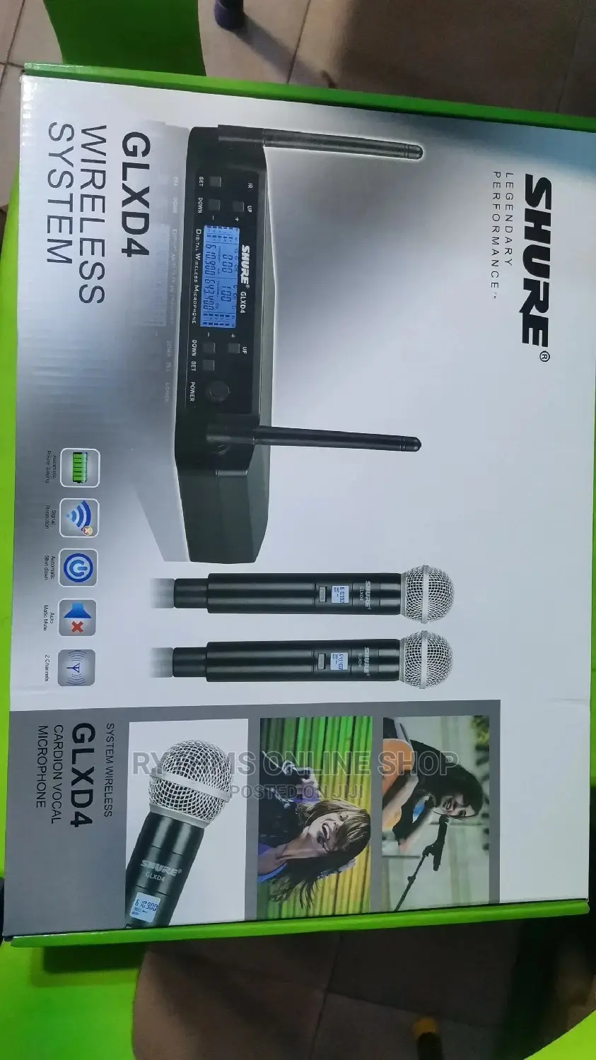 Shure(GLX D4) Cordless Mic in Accra Metropolitan - Audio & Music ...