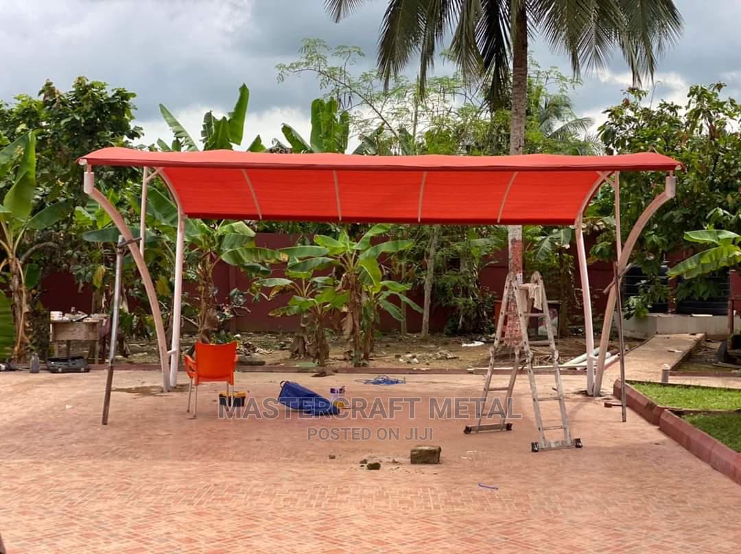 2 Cars Canopy Carport With Double Layered Tarpaulin Top in Awoshie Building Materials