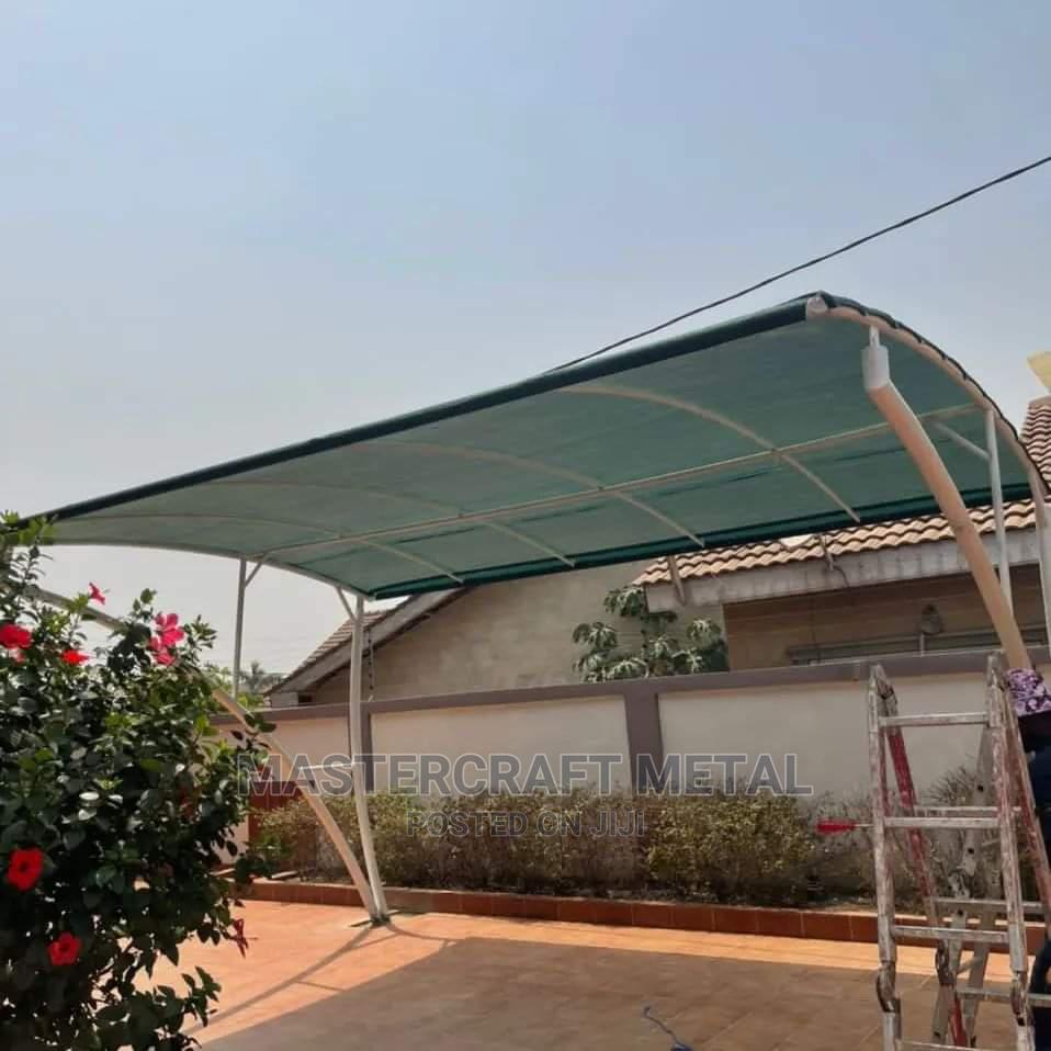 2 Cars Canopy Carport With Double Layered Tarpaulin Top in Pokuase Garden Supplies