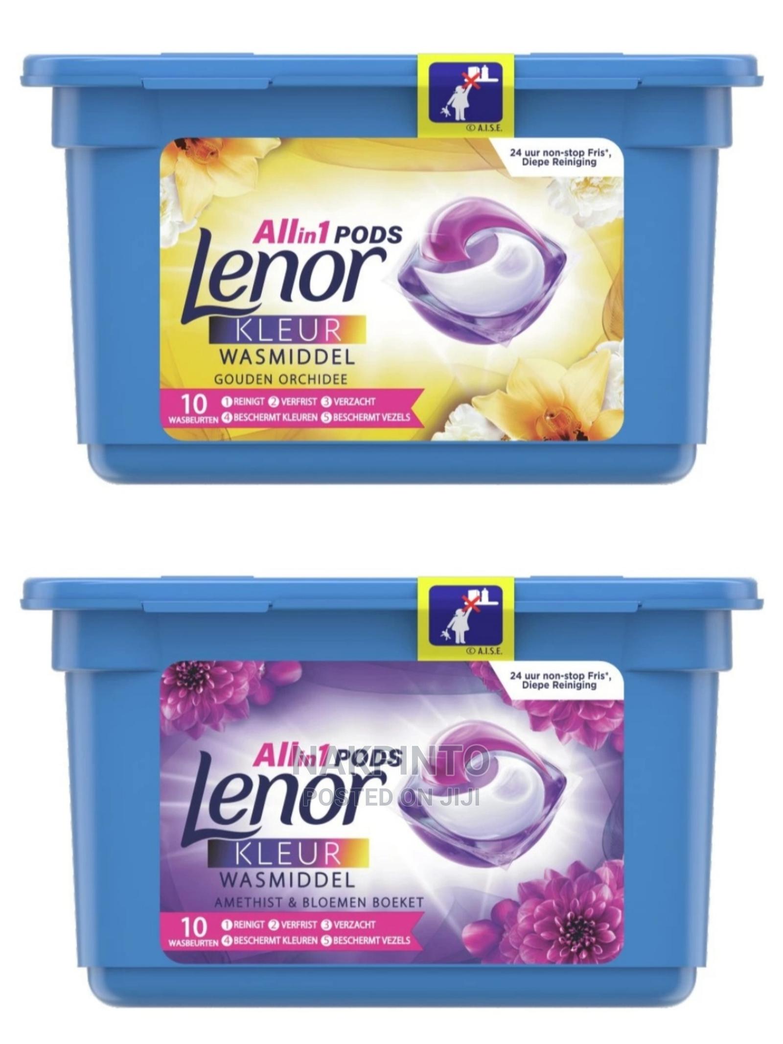 Lenor Fabric Softeners Pearls, Disc (Silas, Ariel, Persil) in Circle