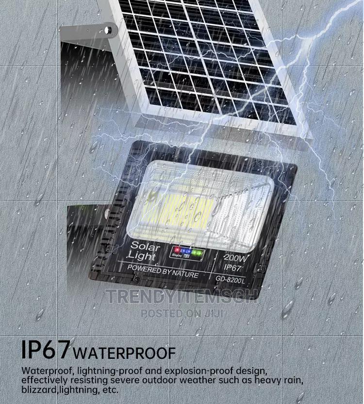 200W Solar Waterproof Power Display Project Lamp in Ga East Municipal