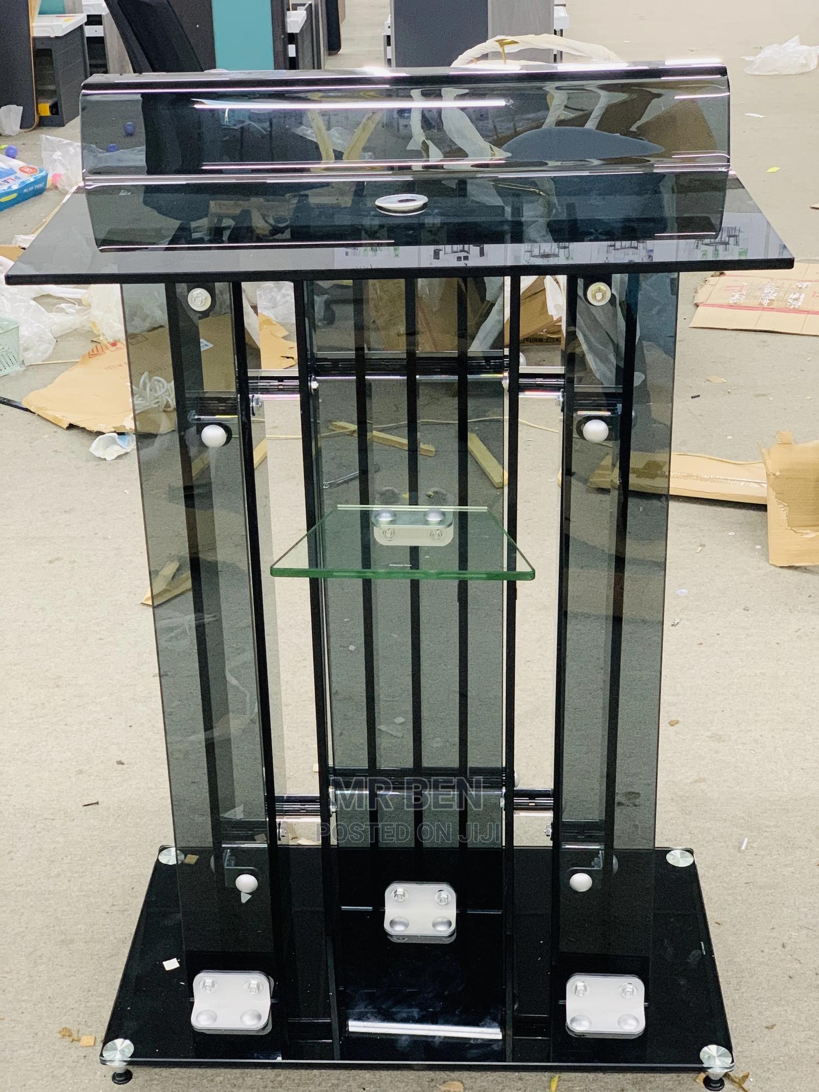 Tempered Glass Pulpit in Tema Metropolitan Furniture, Reuben Baidoo