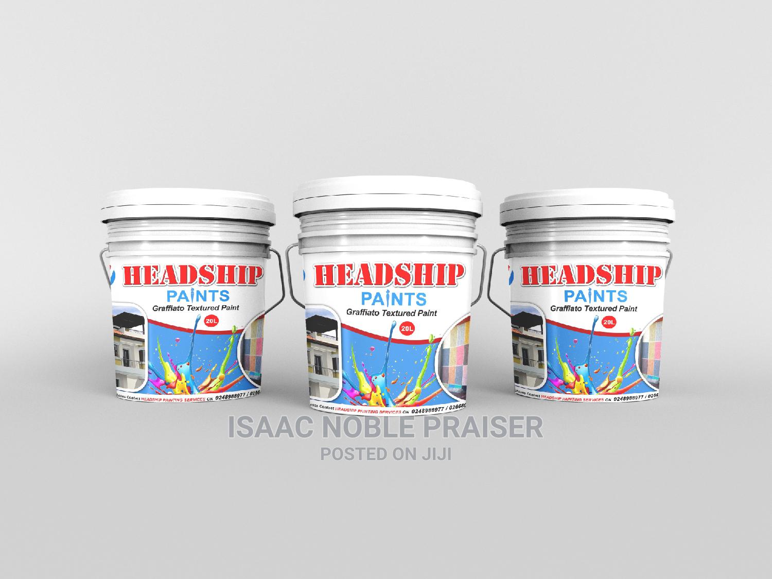 Graffiato Paint in Accra Metropolitan Building Materials, Isaac Noble