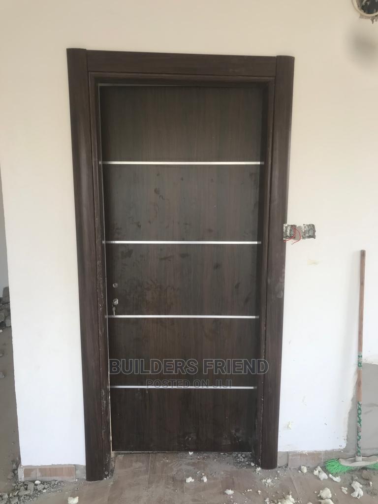 Achitrave Heavy Wooden Doors+Frame+Door Handles+Locks in Accra