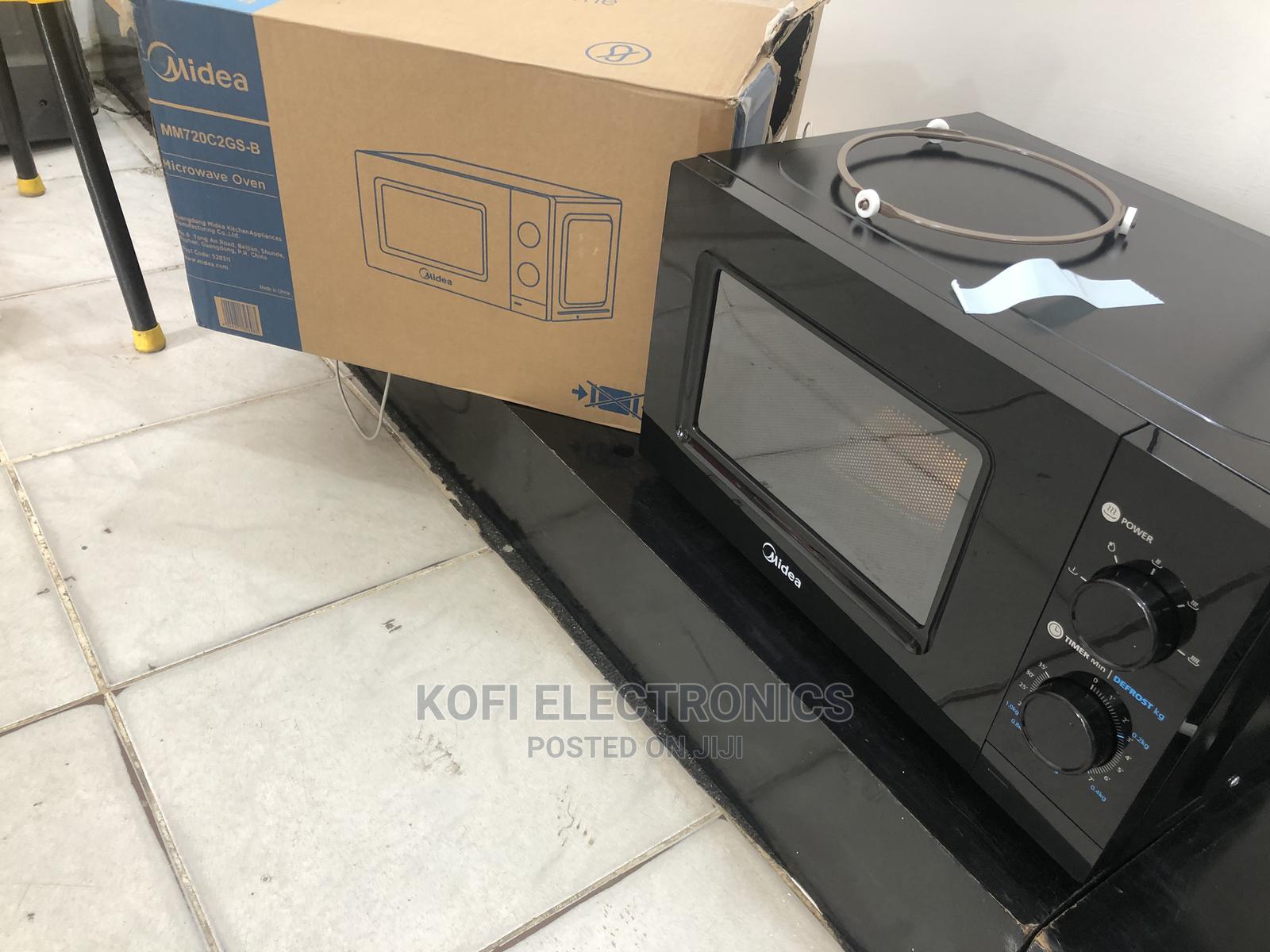 New Midea 20L Manual Solo Microwave Oven Black [MM720C2GSB in