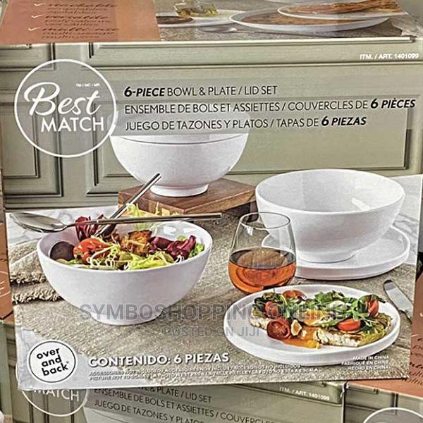 Over and Back 6Piece Bowl and Lid/Plate in Airport Residential Area