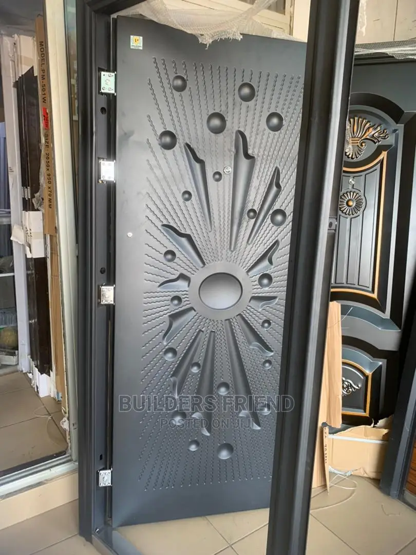 All New Black Metallic Cheese Security Door+Locks Handles in McCarthy