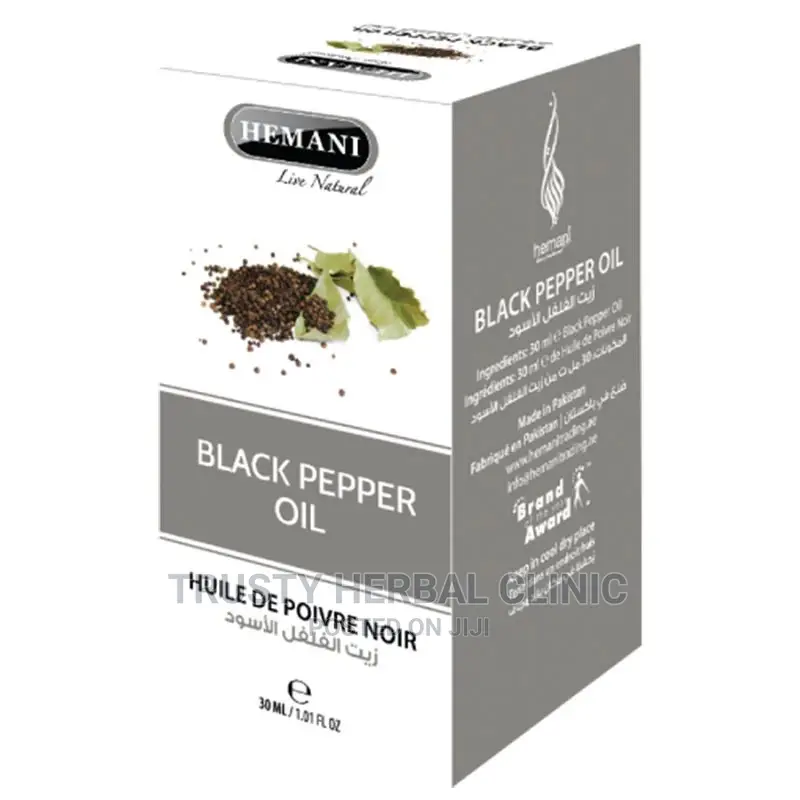 Hemani Black Pepper Oil (Gout, Sinus, Arthritis & Rheumatism in Accra