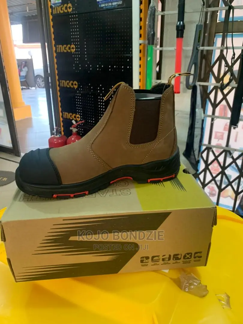 Safetoe Safety Boot in Ablekuma Shoes, Kojo Bondzie