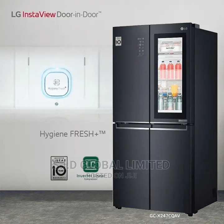 LG Fridge Instaview DoorinDoor Smartthinq Wifi GCX22FTQKL in Accra