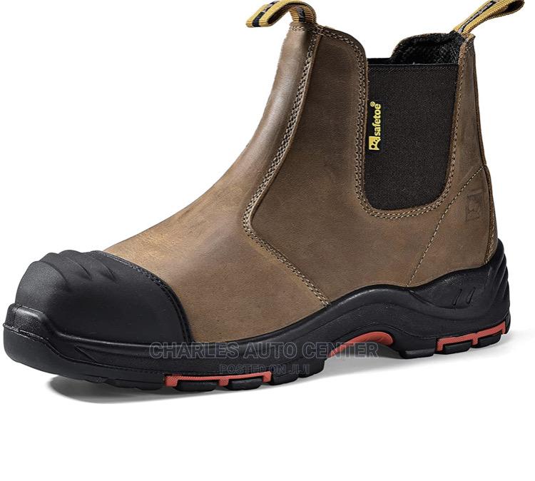 Safetoe Safety Boot in Accra New Town Shoes, Jeremy Asamoah