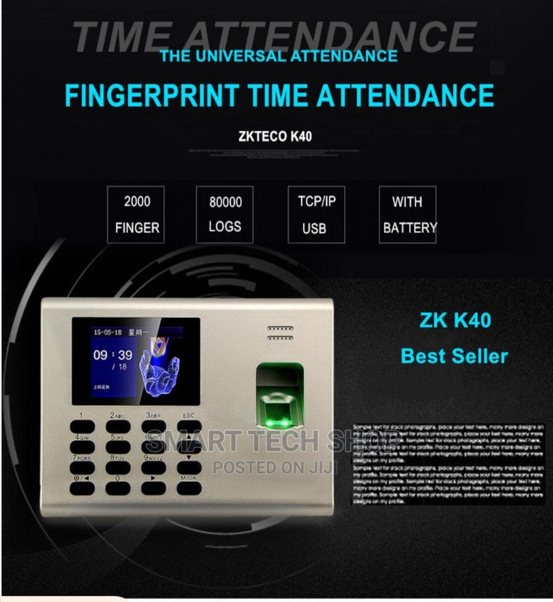 Zkteco K40 Fingerprint Time Attendence and Access Control in Adenta