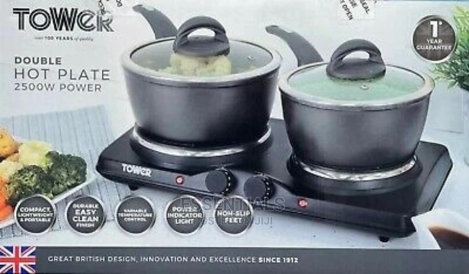 Tower Double Hot Plate 2500W in Accra Metropolitan Kitchen Appliances