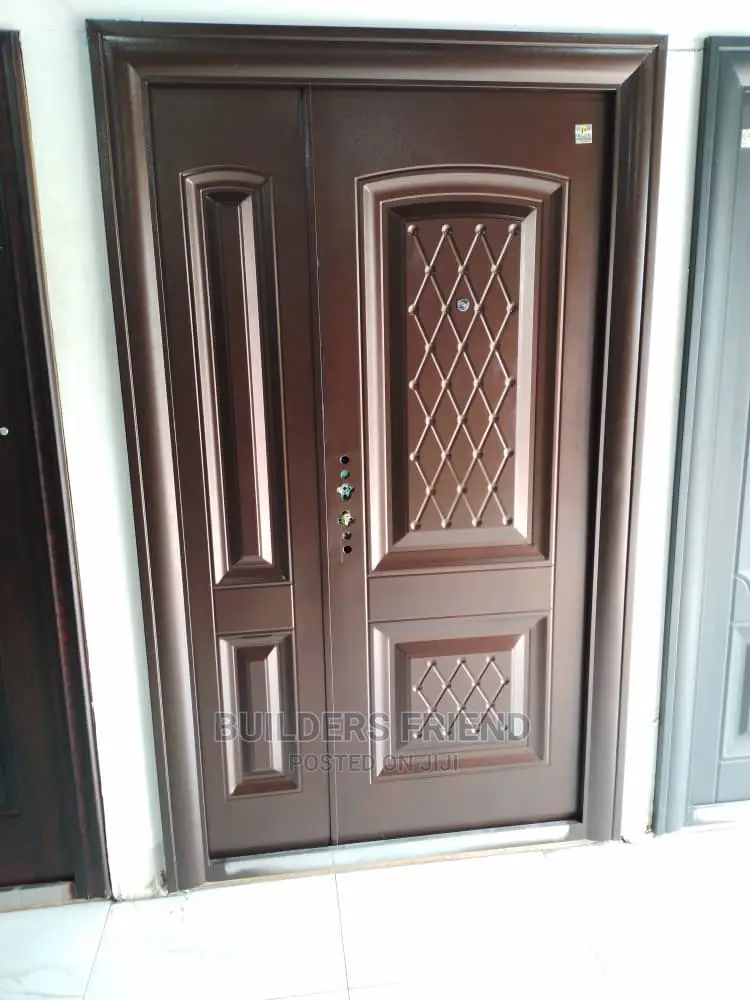 New One and Half Metallic Security Door+Handles+Locks in Box in