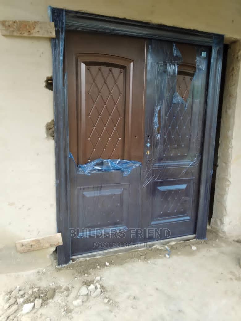 Double Metallic Security Door+Frame+Locks+Accessories Set in Accra