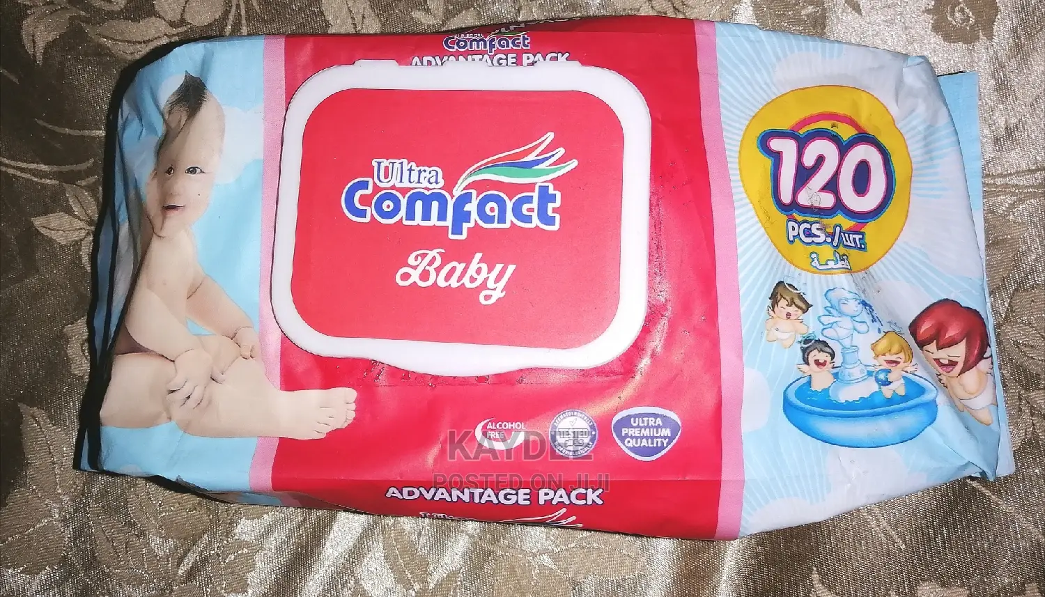Comfact Baby Wipes, Supa Santi Diapers, Aveeno Baby Lotion in Adenta