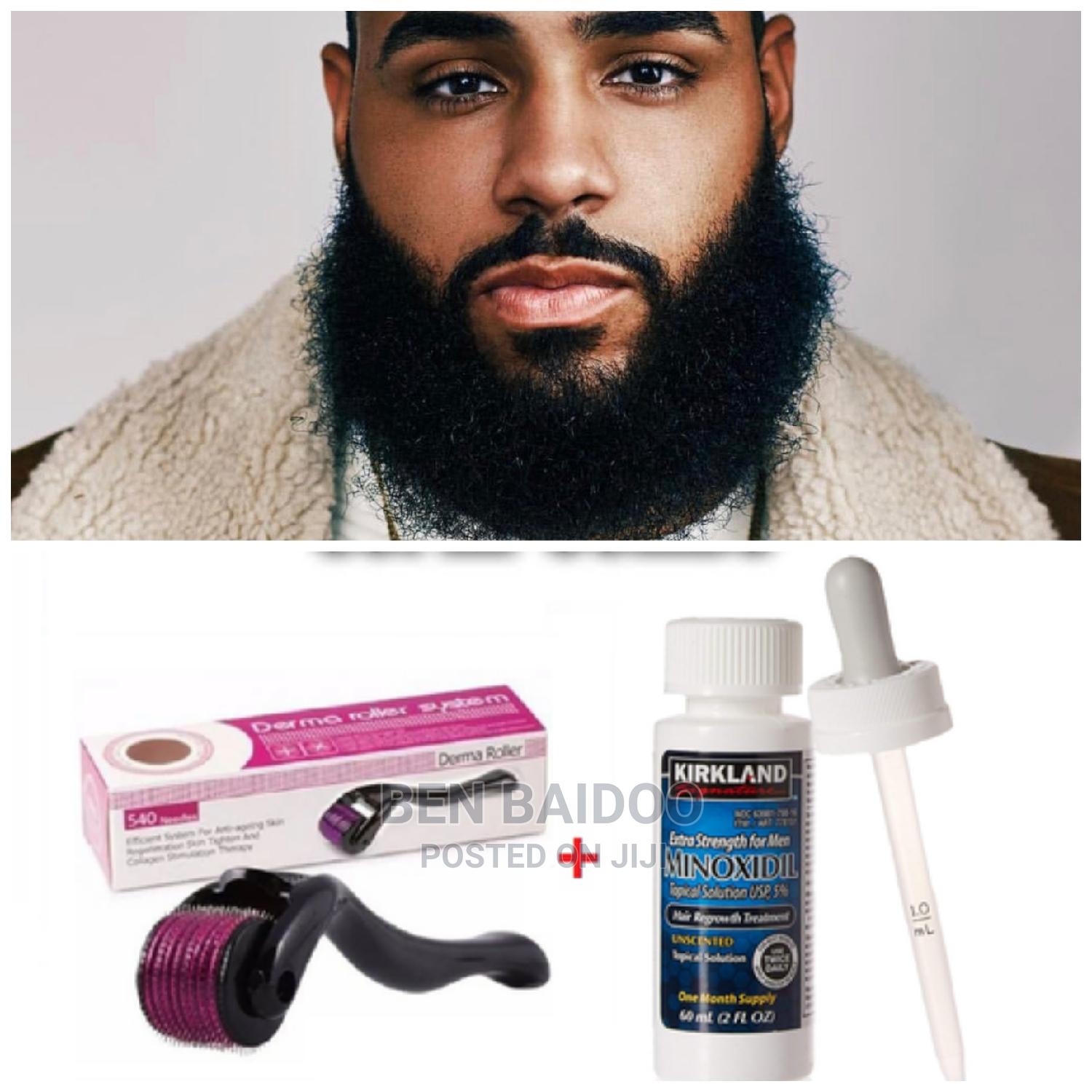 Kirkland Beard Oil and Derma Roller (Best Beard Combo) in Accra