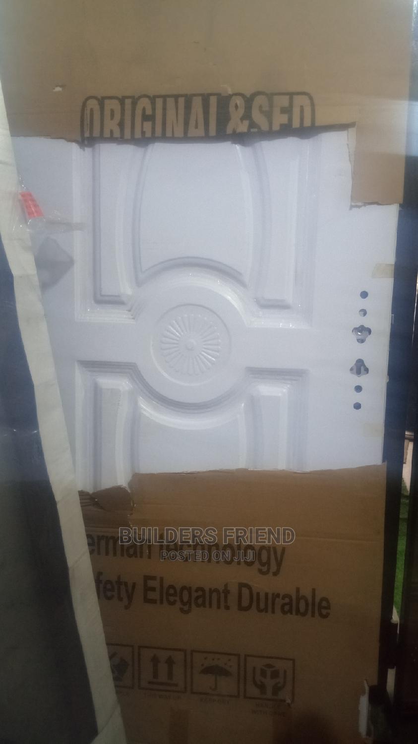 Steel Laminated Wooden Interior Doors+Frame+Keys Handles in Odorkor