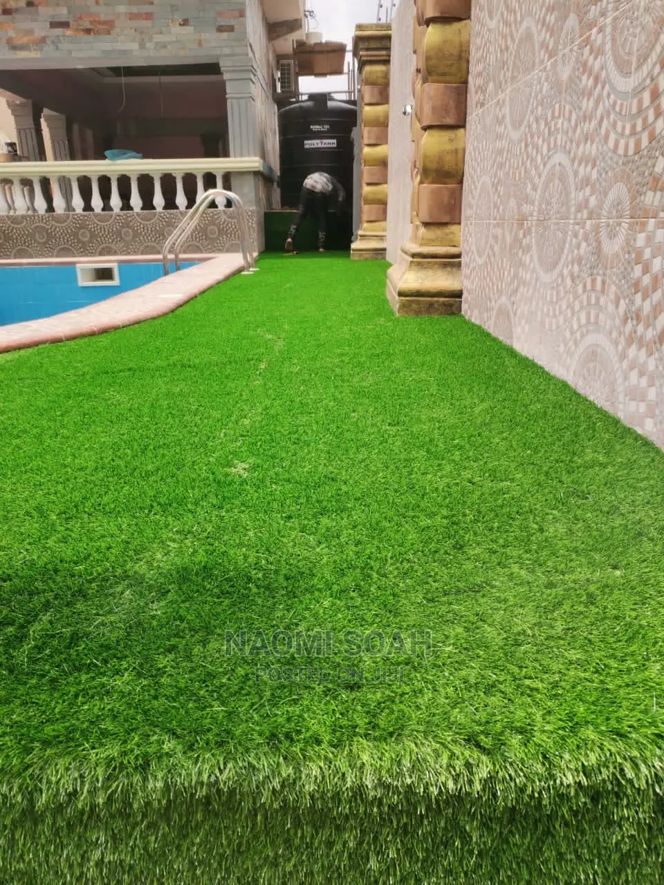 33mm Thick Artificial Grass for Sale in Achimota Landscaping