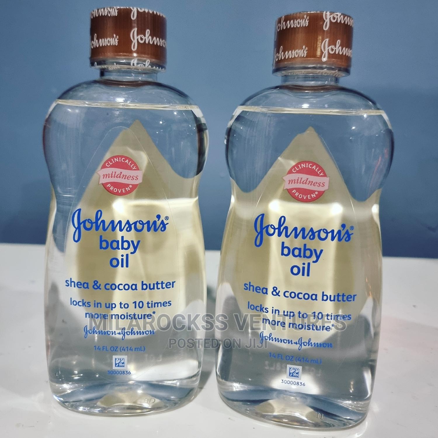 Johnson's Shea Cocoa Butter Baby Oil. in Darkuman Baby & Child Care