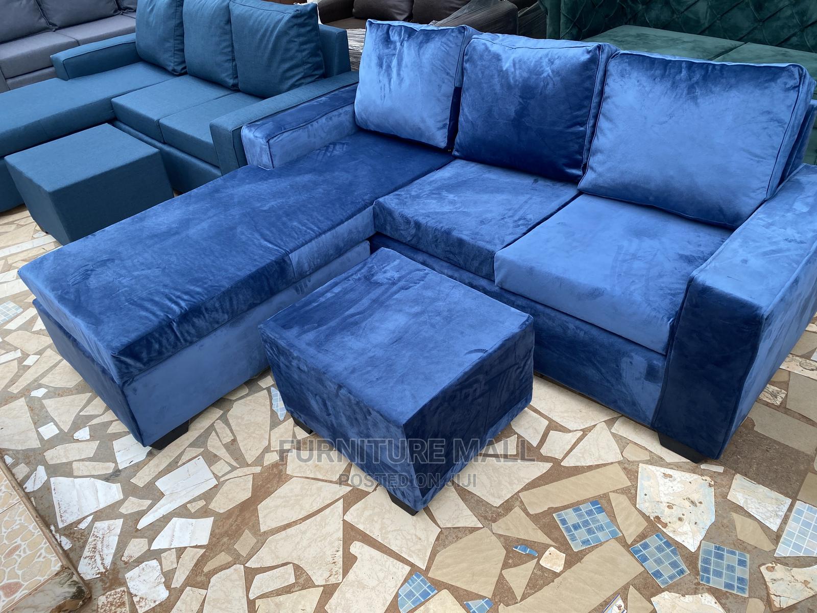 Soft Material L Shaped Sofa. Free Delivery in Accra Metropolitan