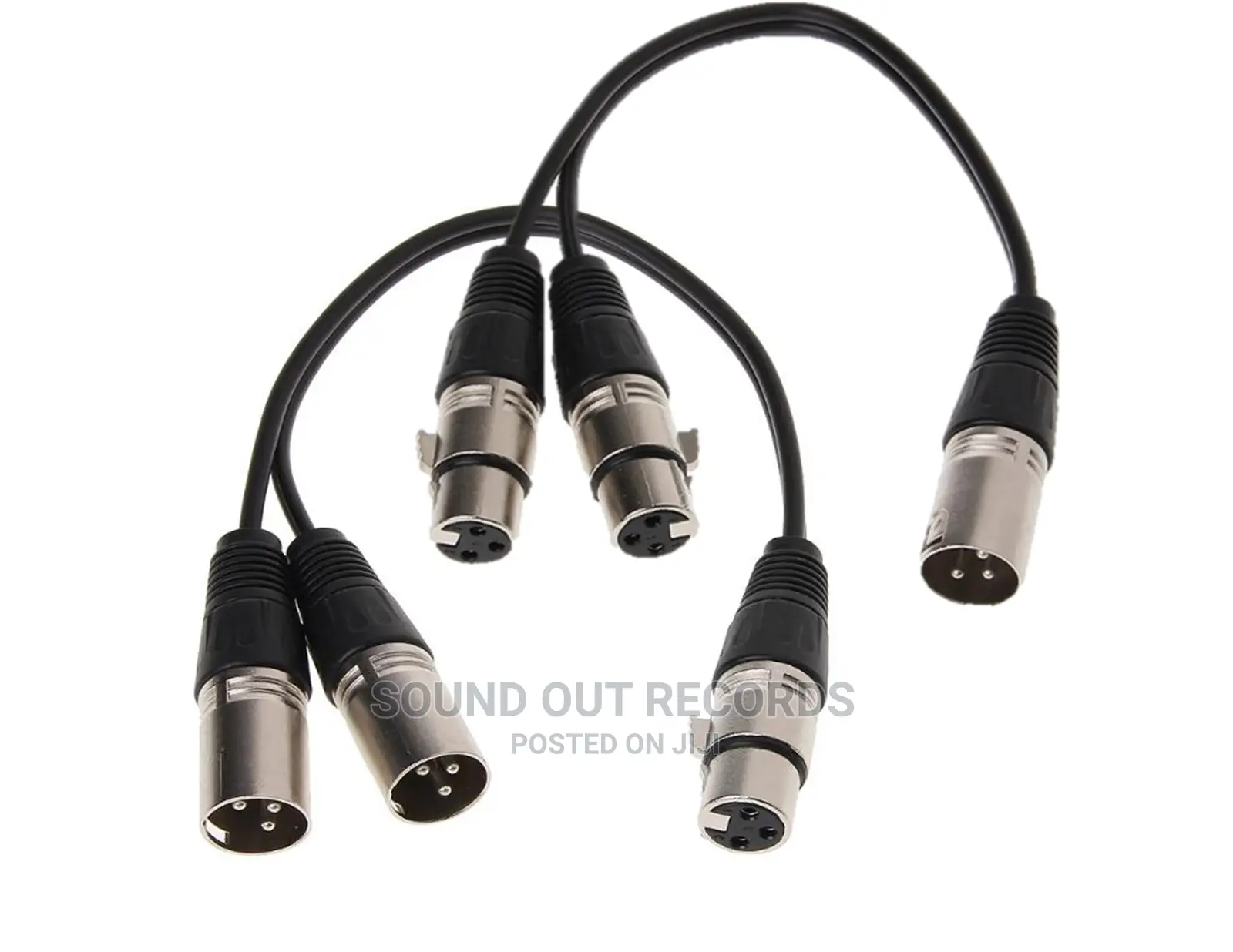 One to Dual Male or Female XLR Splitter Cables in Ablekuma Accessories & Supplies for